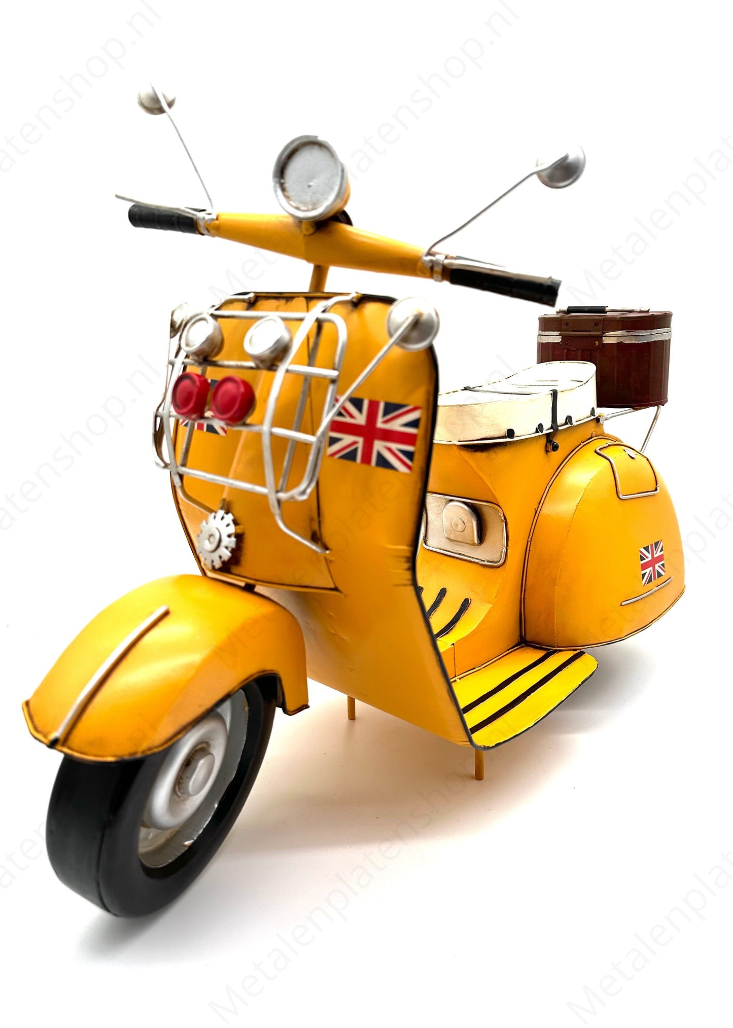 Vespa Roller - Fahrzeugdekoration aus Metall - 60x38cm
