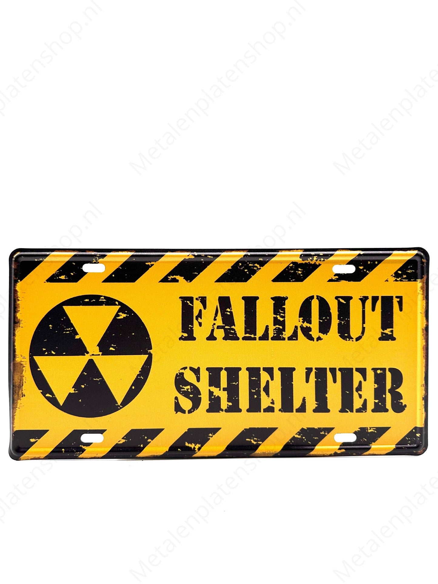 Nummernschild - Atomschutzbunker - 30x15cm