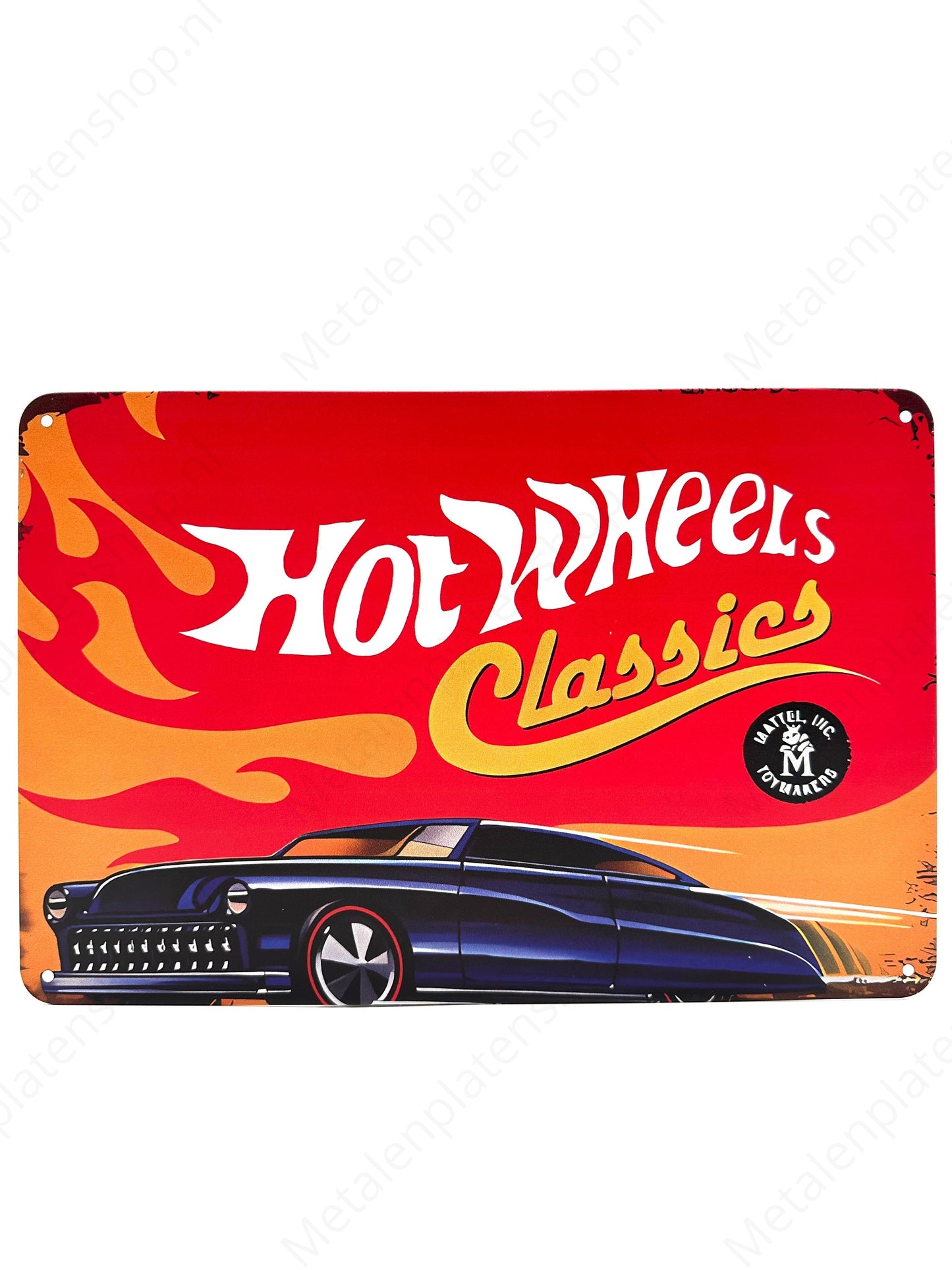 HotWheels Classics - Metal Wall Sign