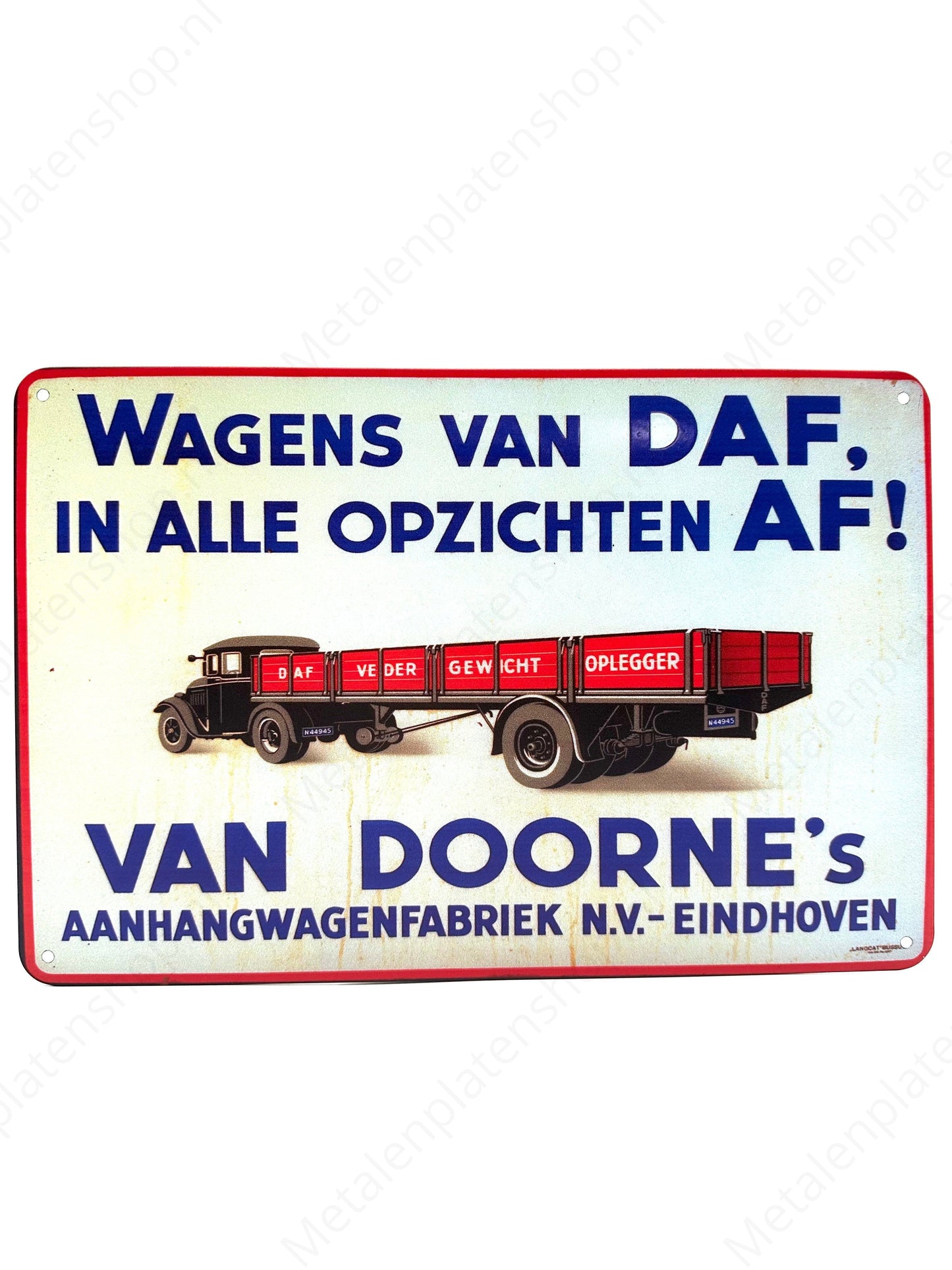 Anhänger des Tages in jeder Hinsicht! Van Doornes Anhängerfabrik