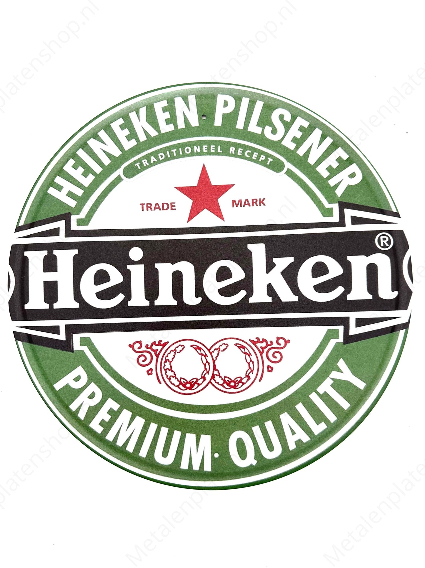 Metal Wall Sign - Heineken - Round