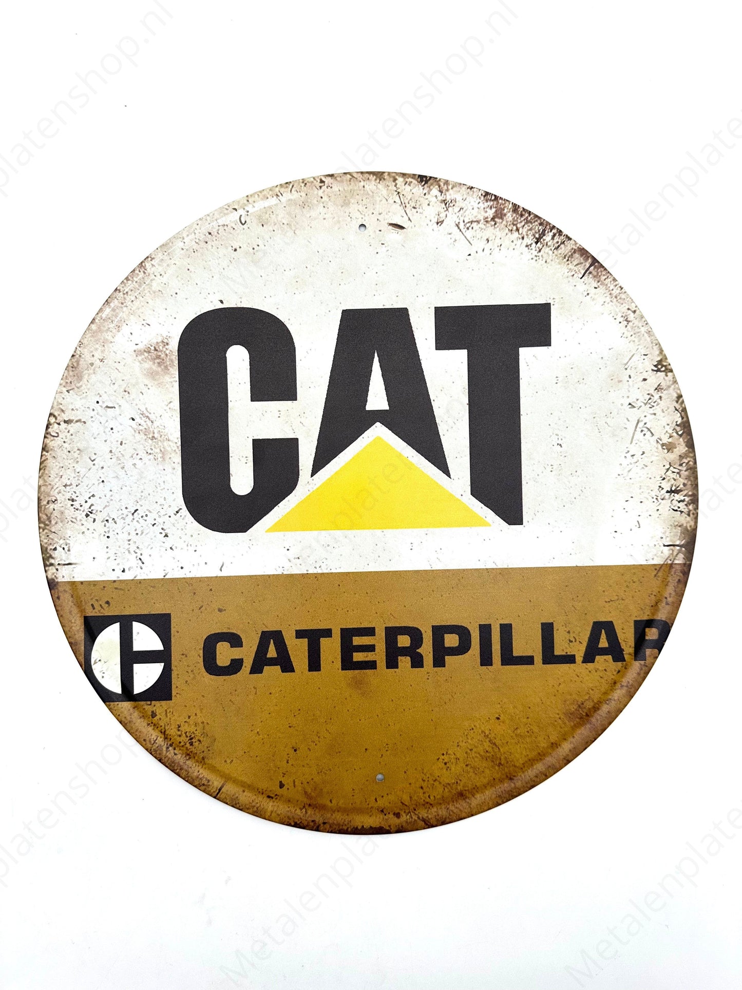 CAT - Round - Metal Wall Sign