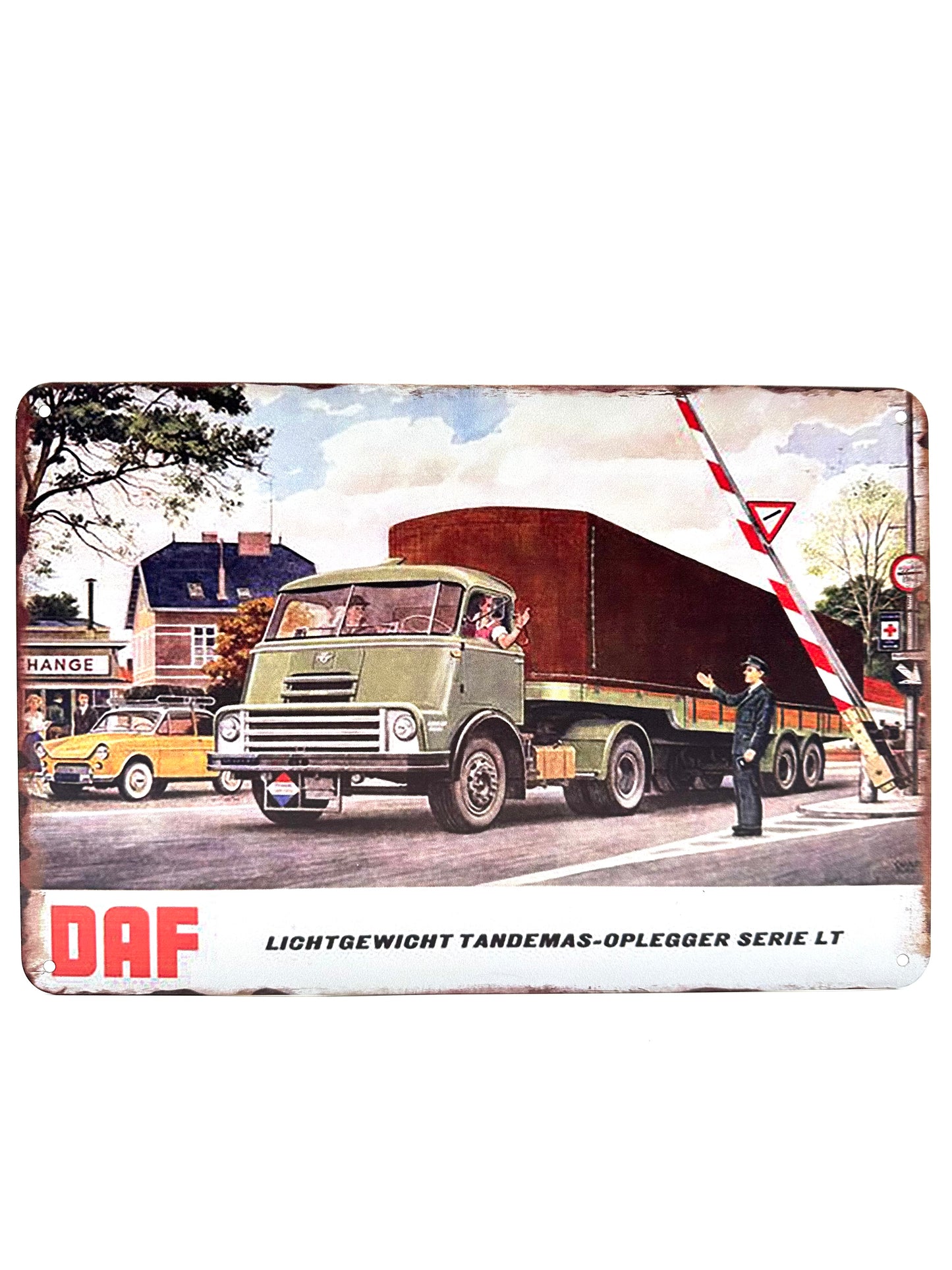 DAF - Lightweight Tandem Axle Trailer Series LT - Metal Wall Sign