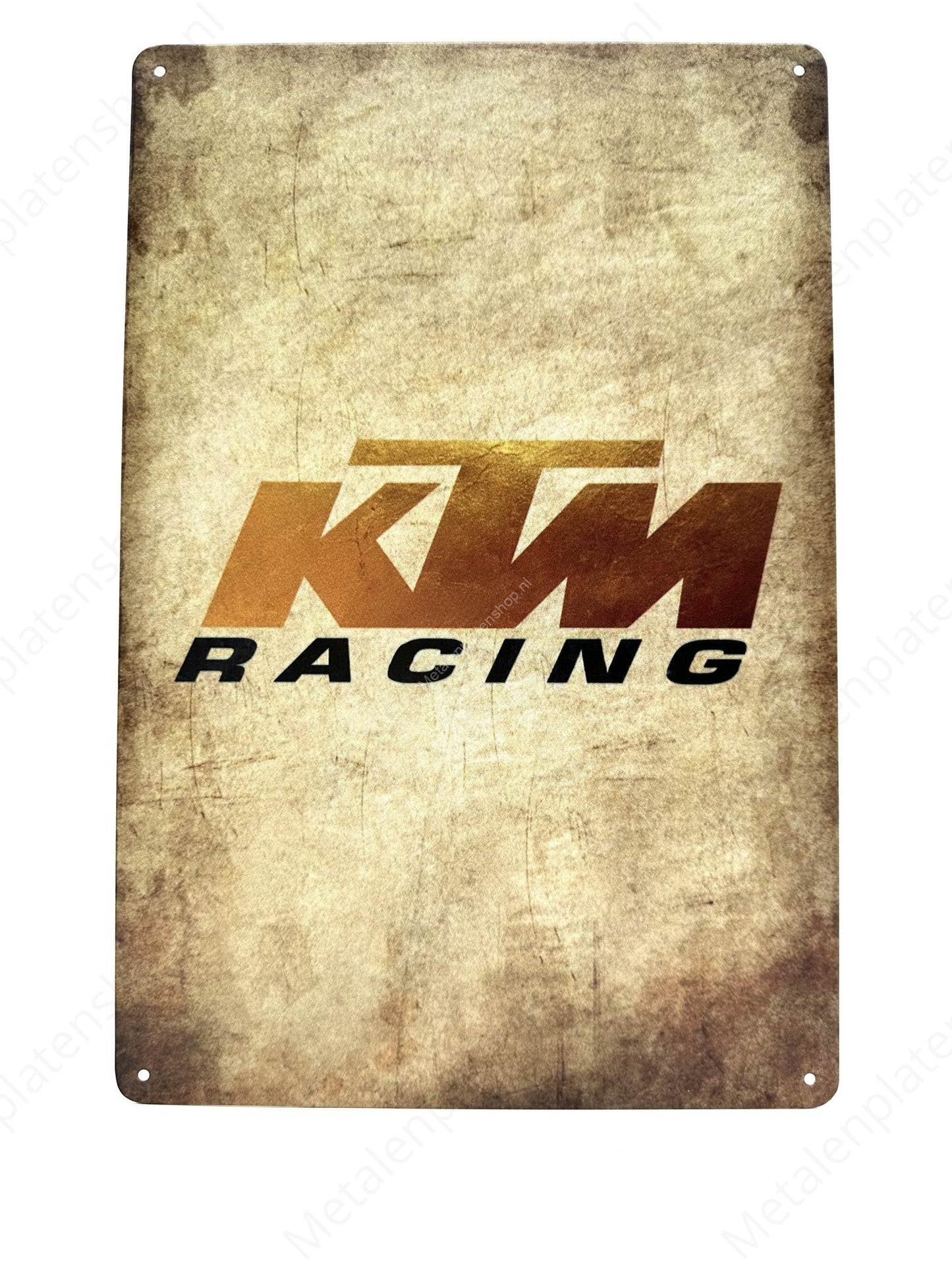 KTM Racing - Metal Wall Sign