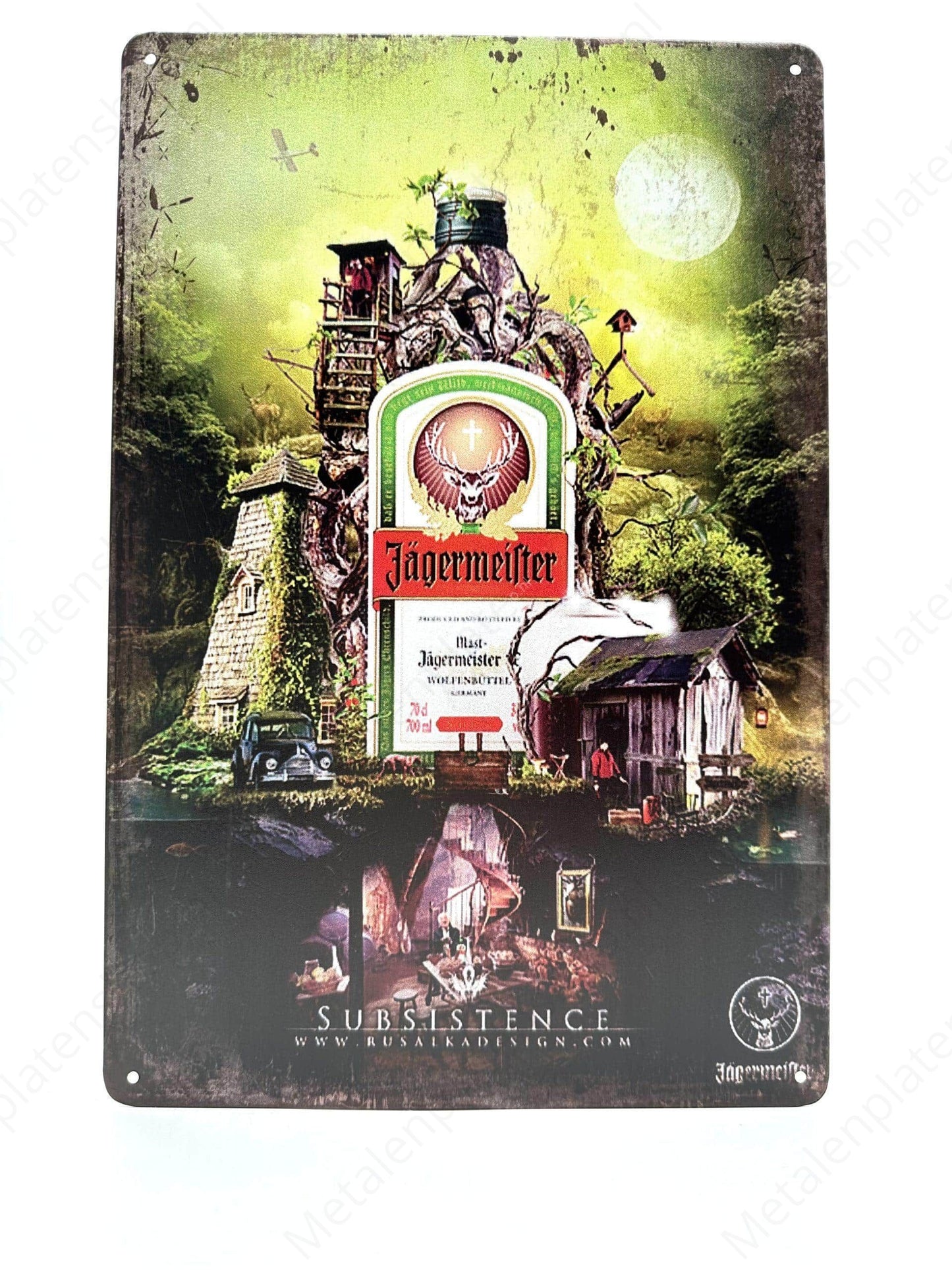 Jägermeister - Metallwandschild