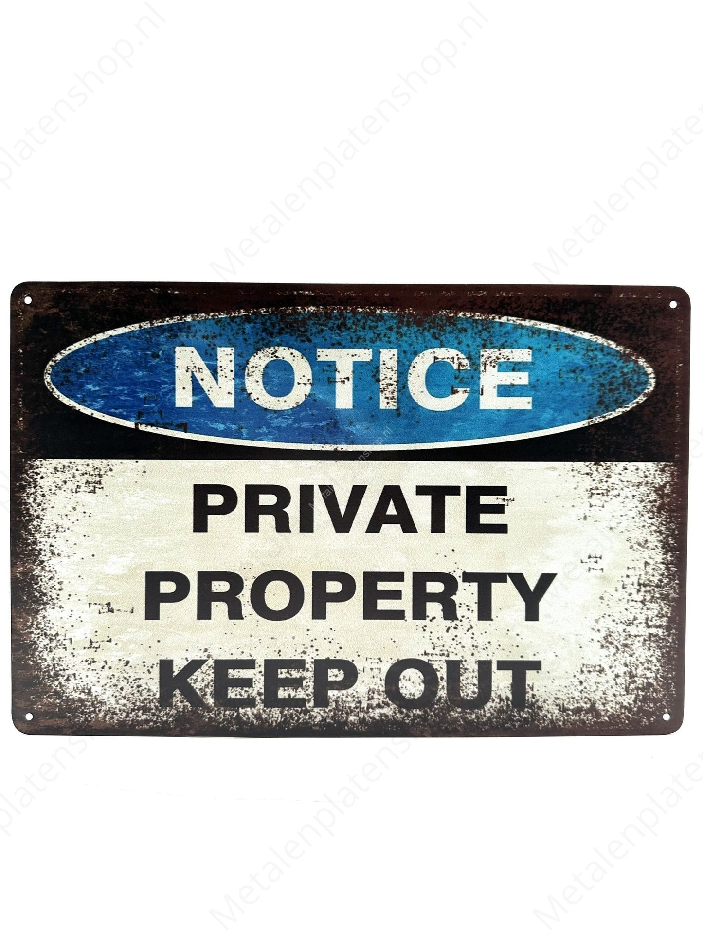 Hinweis Privateigentum