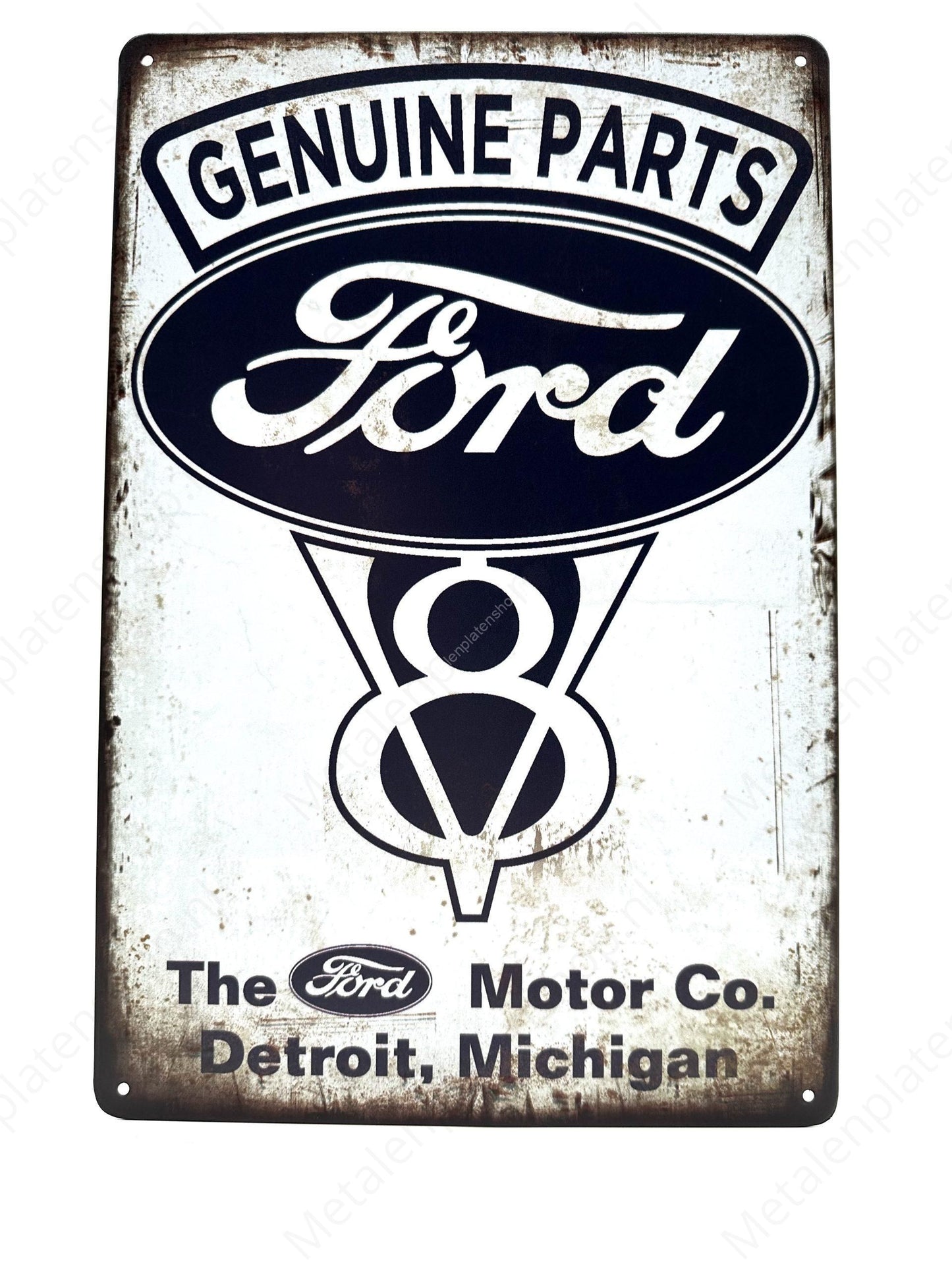 Genuine Parts FORD - Metal Wall Sign