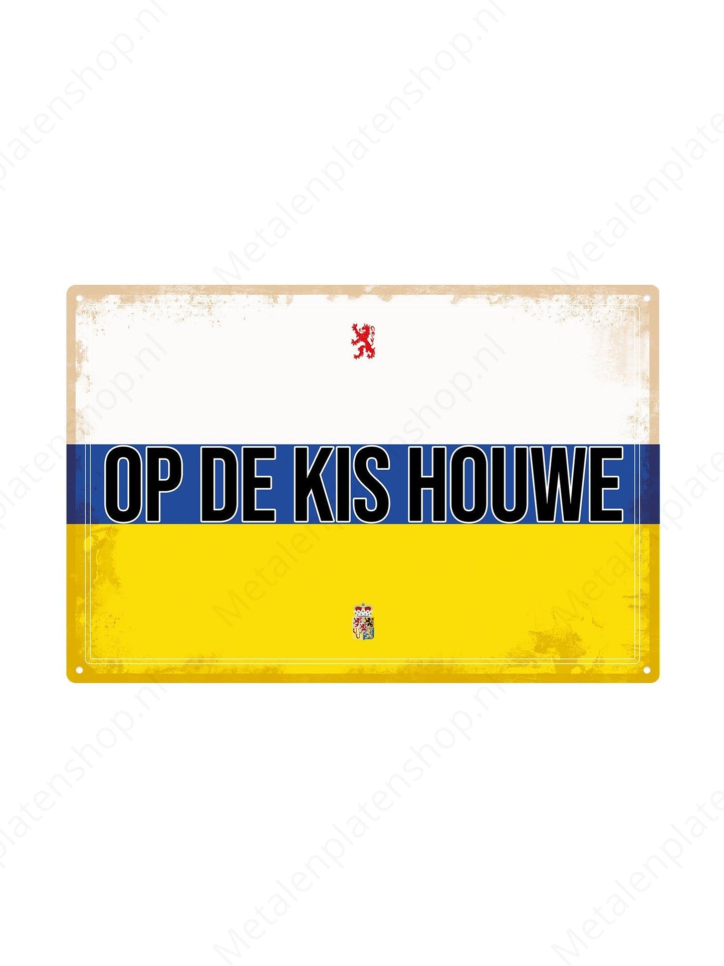 On the box keep - Limburg Texts - Metal Wall Sign