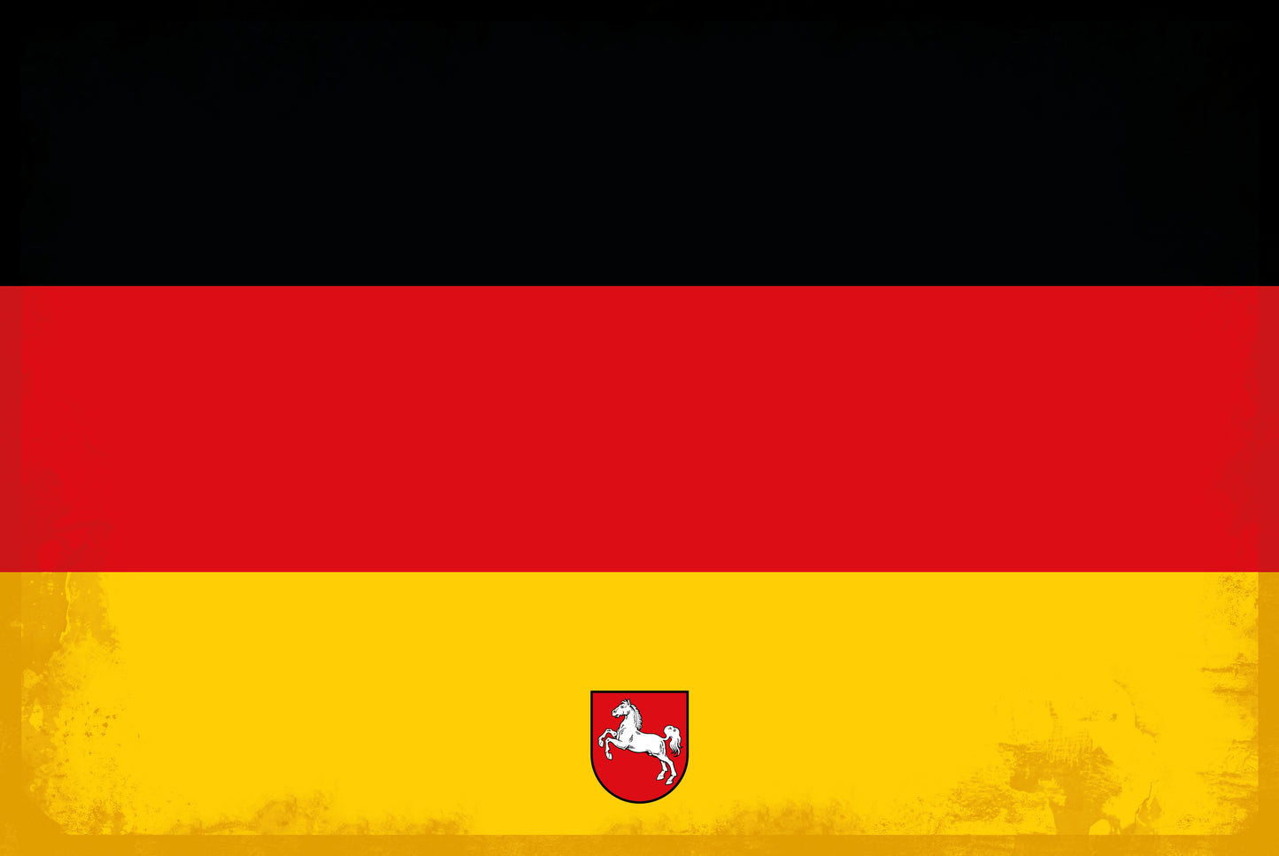 Niedersachsen - Mit eigenem Text - Metallwandschild