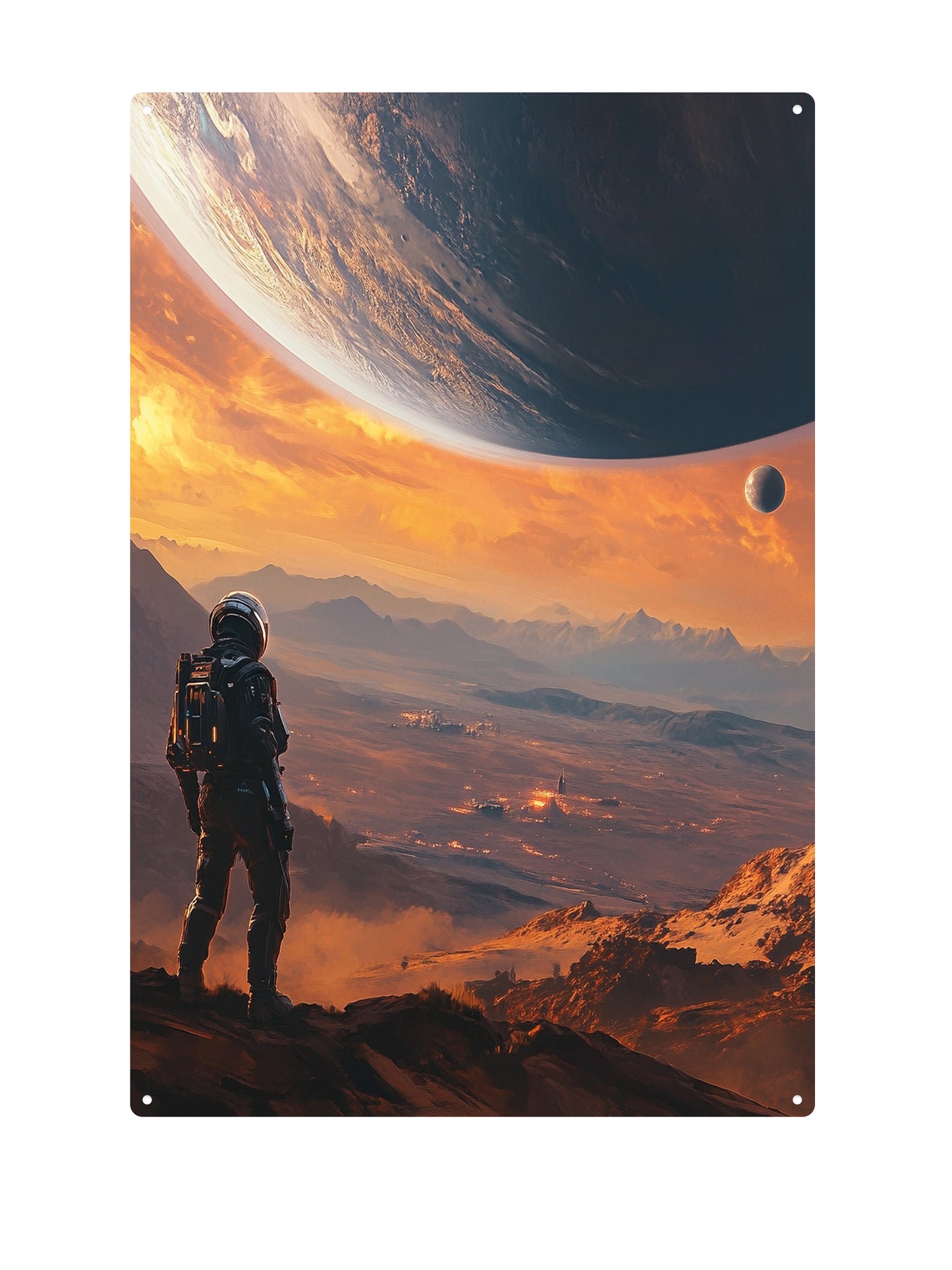 Blick auf den Planeten