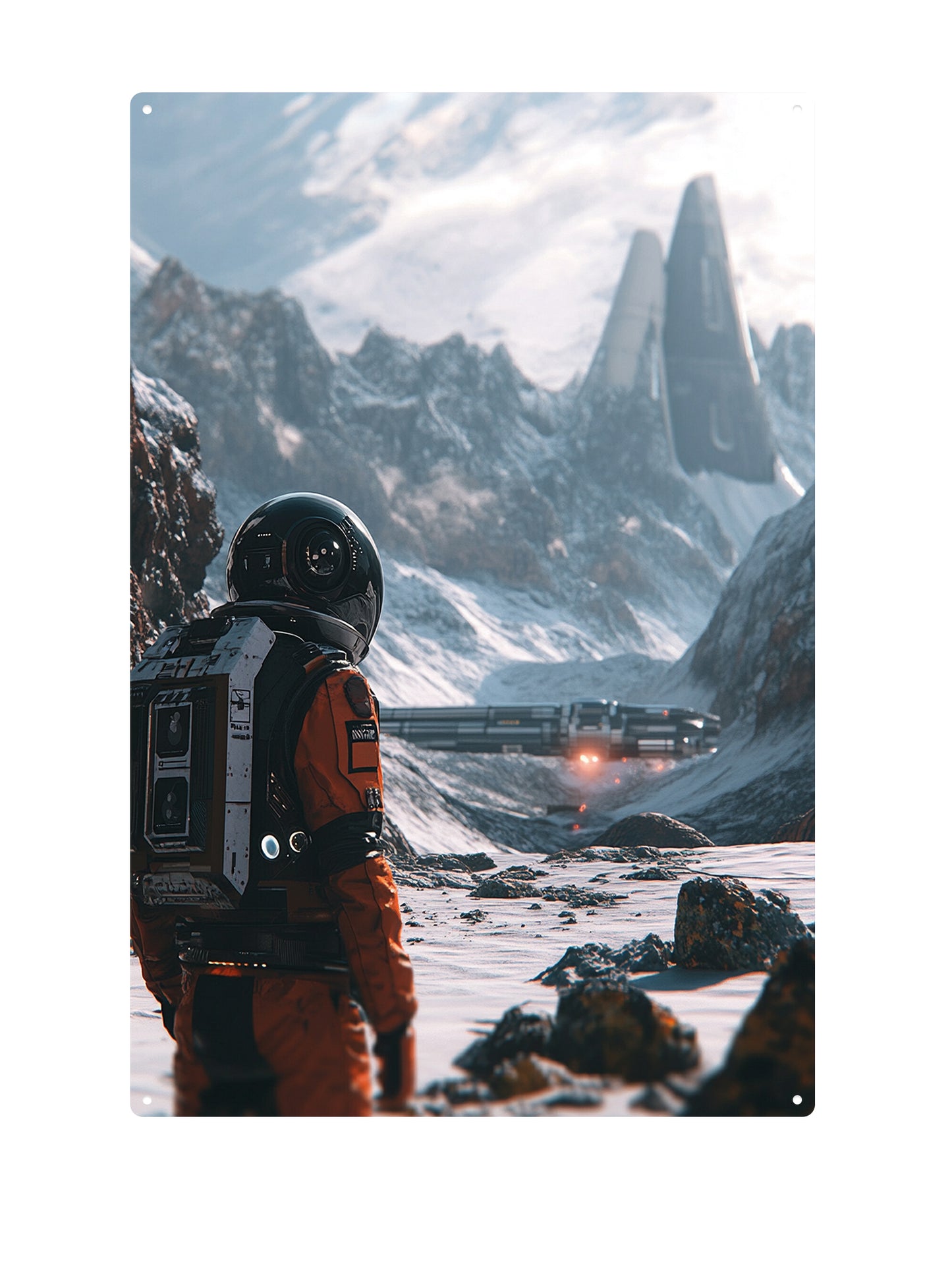 Winter Planet - Blechschild
