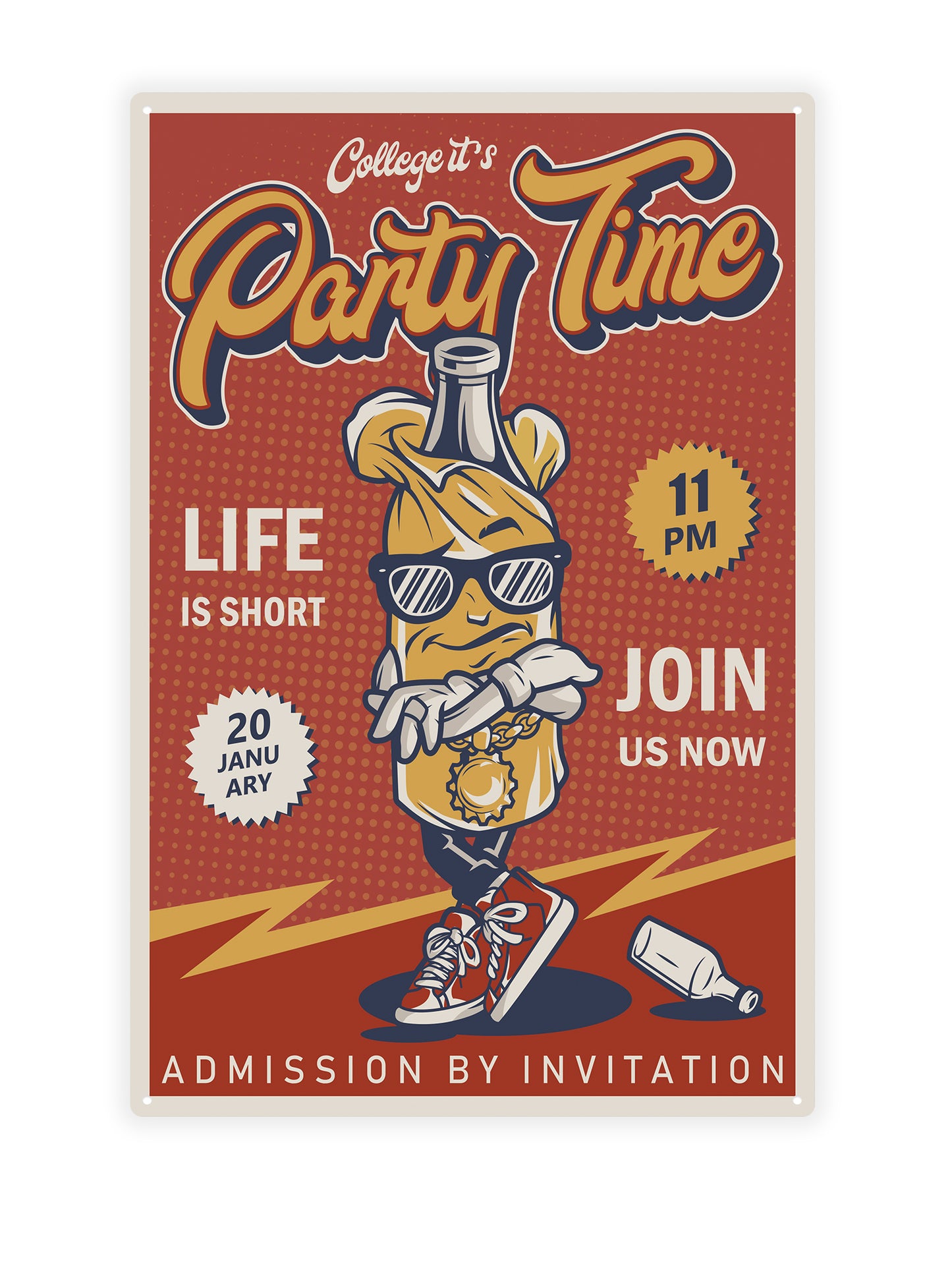 Zeit für eine College-Party!