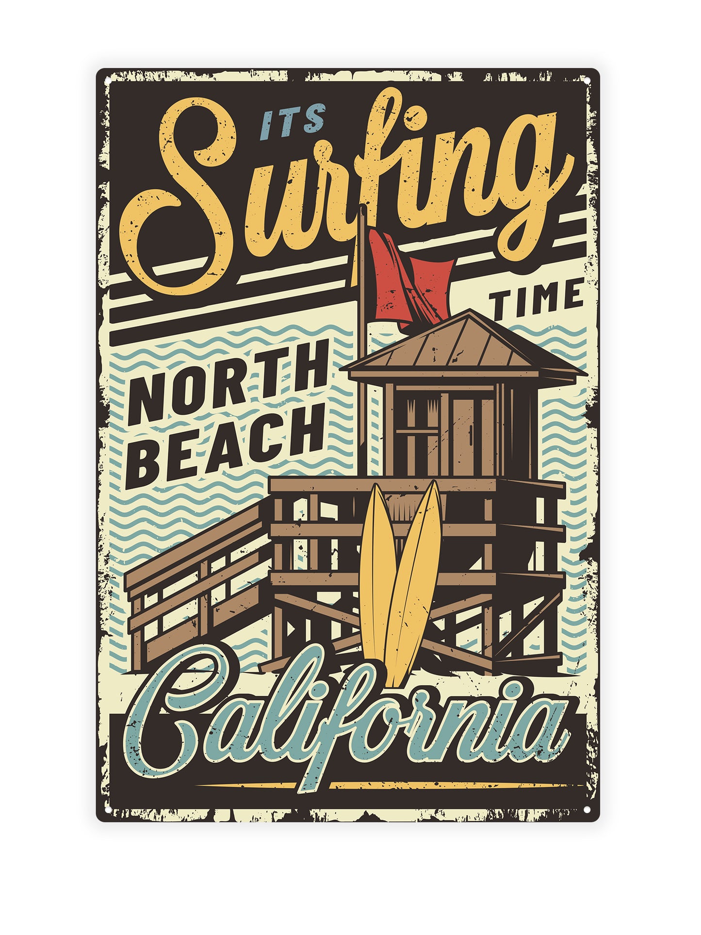 Es ist Surfzeit: North Beach, Kalifornien