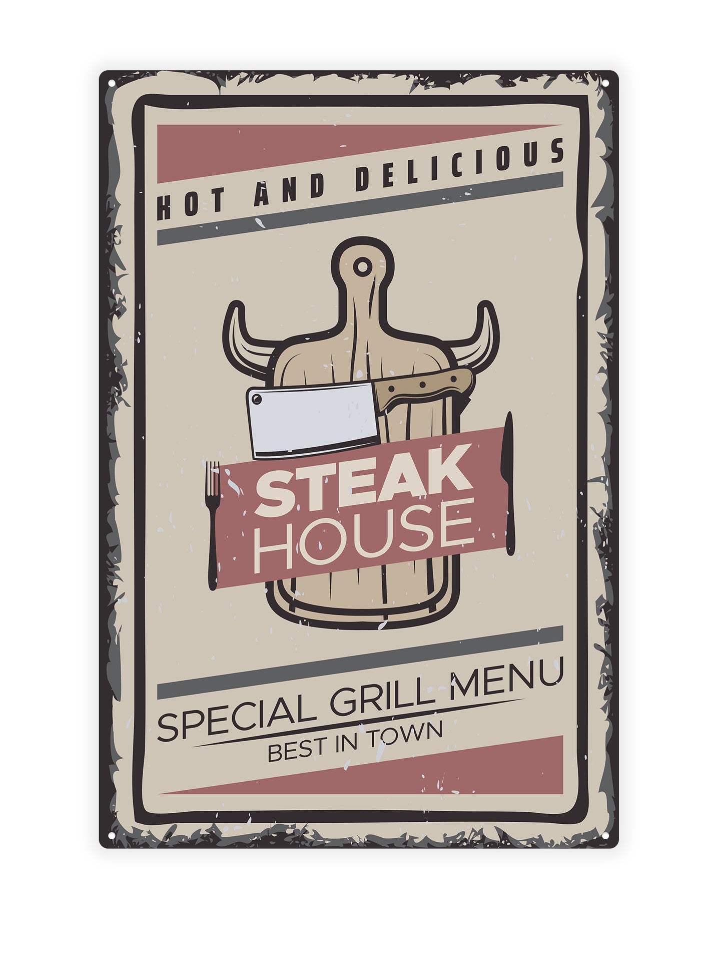 Heißes und leckeres Steakhaus