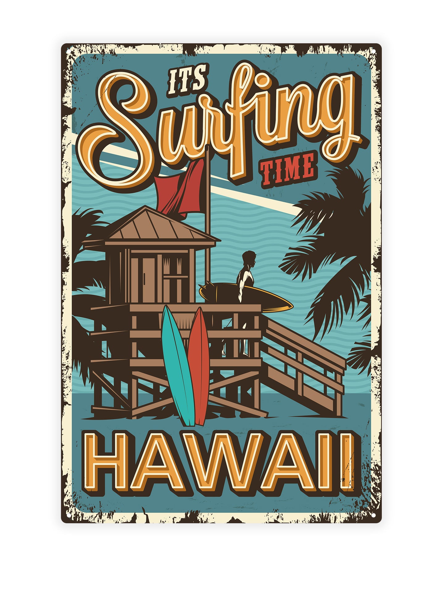 Es ist Surfzeit Hawaii