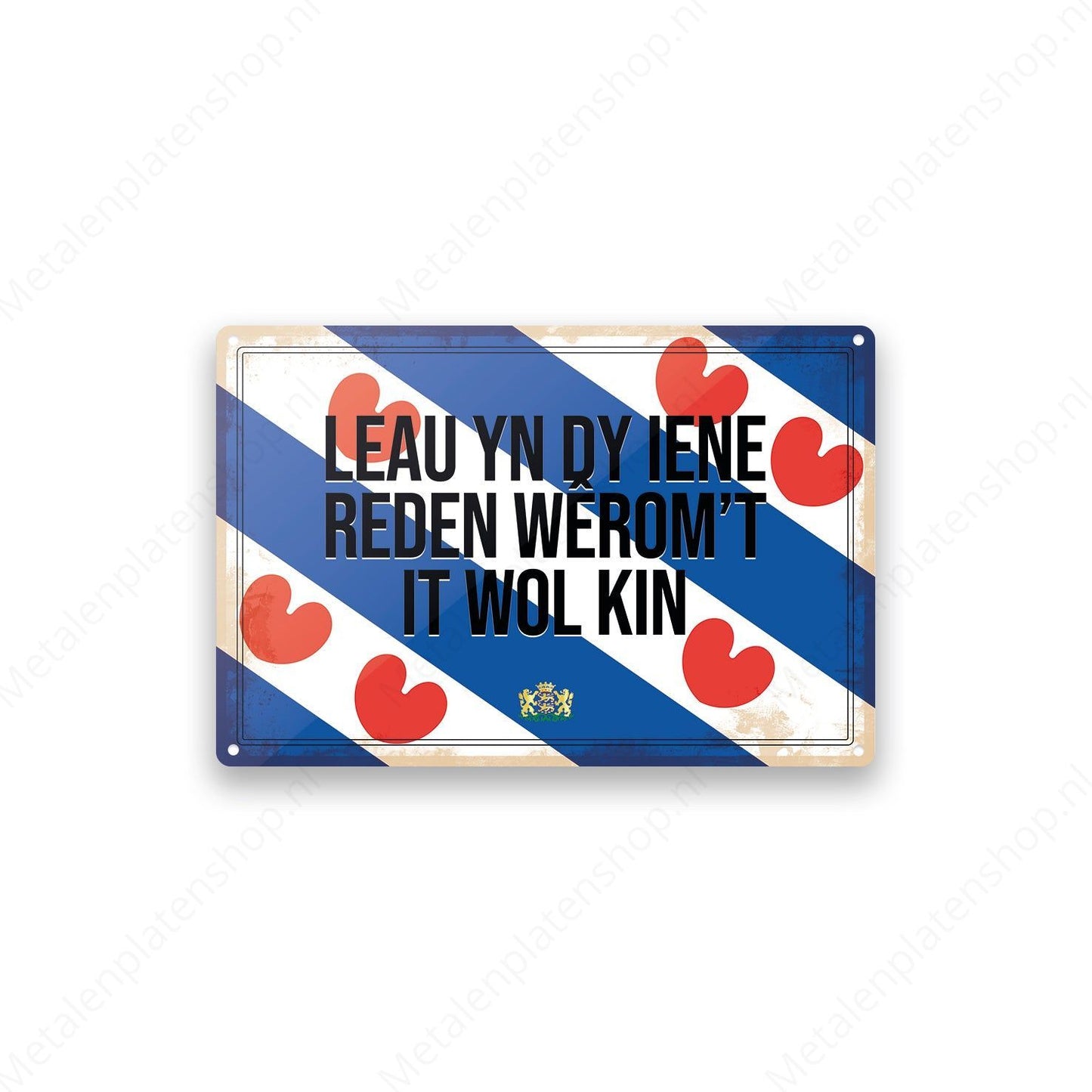 Metal Wall Sign - FC Utrecht - Haller 91 Shirt