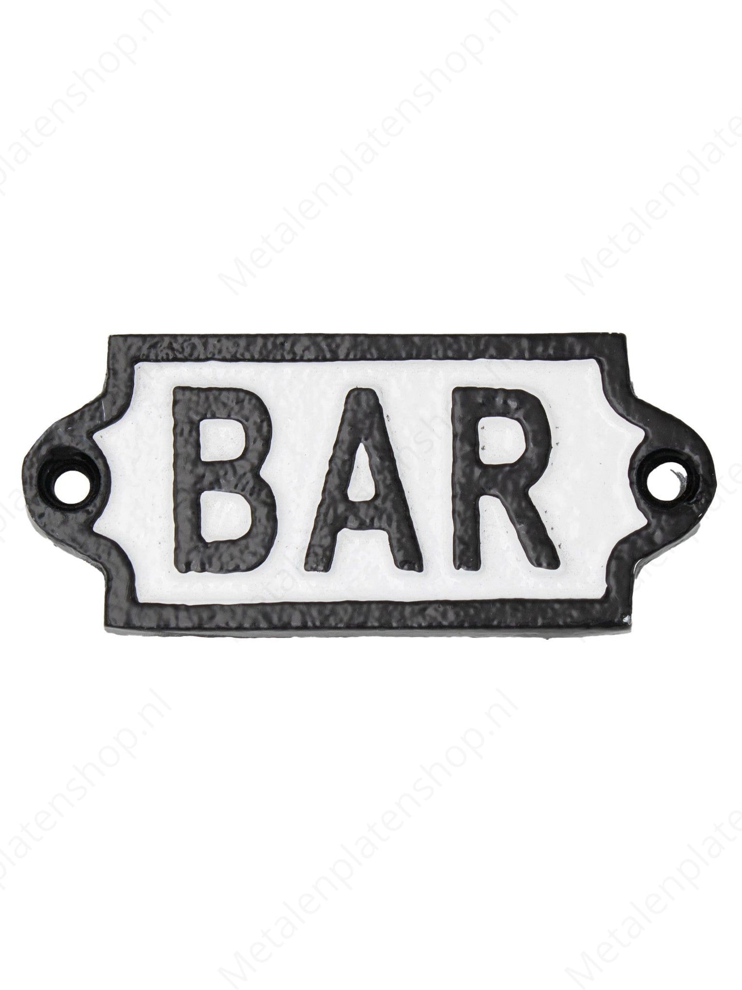 Bar - Cast Iron Sign - 12x5cm