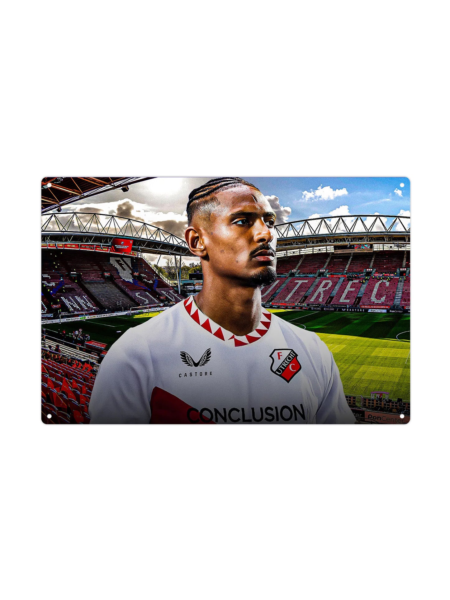 FC Utrecht - Haller 91 - Metal Wall Sign