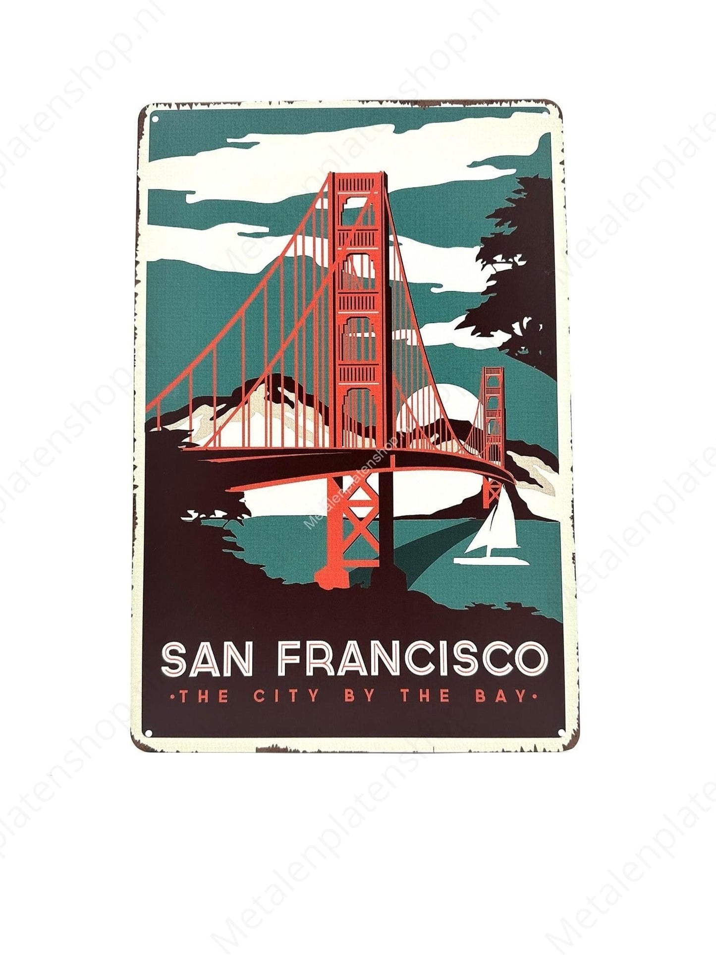 San Francisco Bridge - Metal Wall Sign