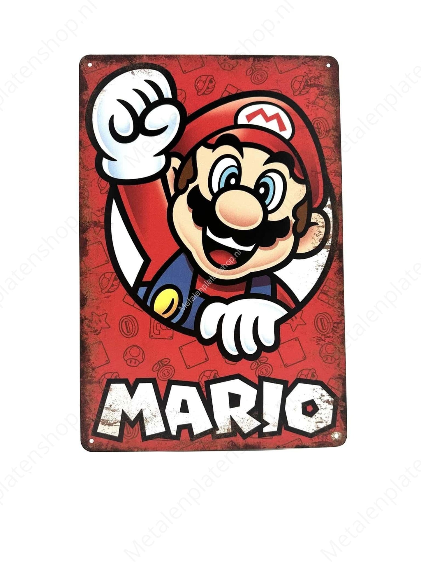 Super Mario - Gaming #1 - Metal Wall Sign