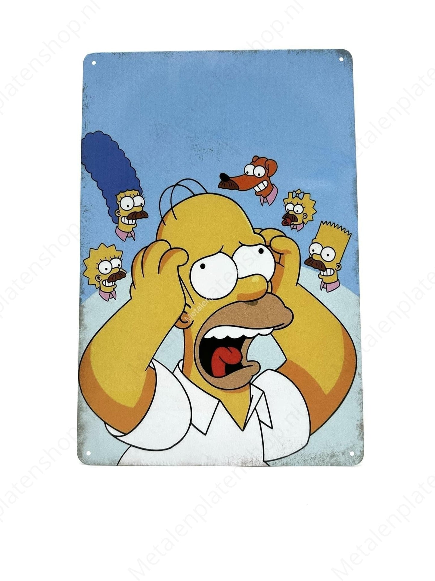 Die Simpsons #1 - Metallwandschild