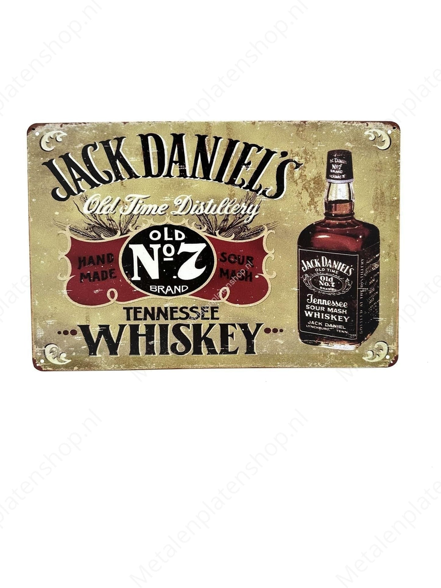 Jack Daniels Whiskey - Drink - Metal Wall Sign