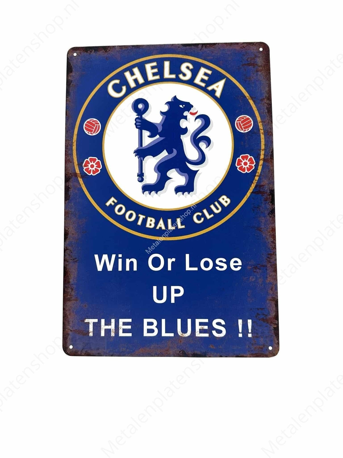 Chelsea - Football - Metal Wall Sign