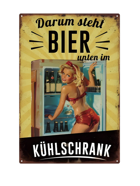 Darum steht BIER unten im Kühlschrank