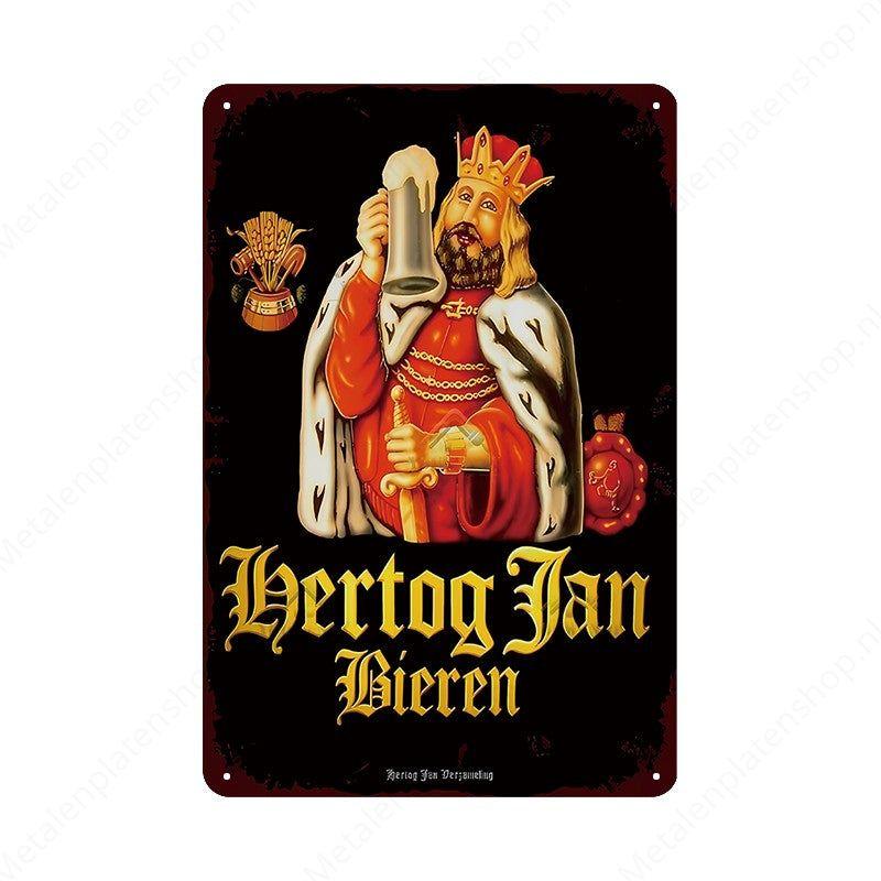 Hertog Jan Beers – Metallwandschild 