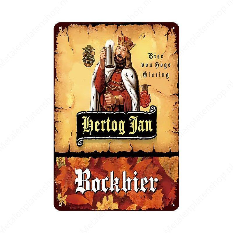 Hertog Jan Bockbier - Metallwandschild