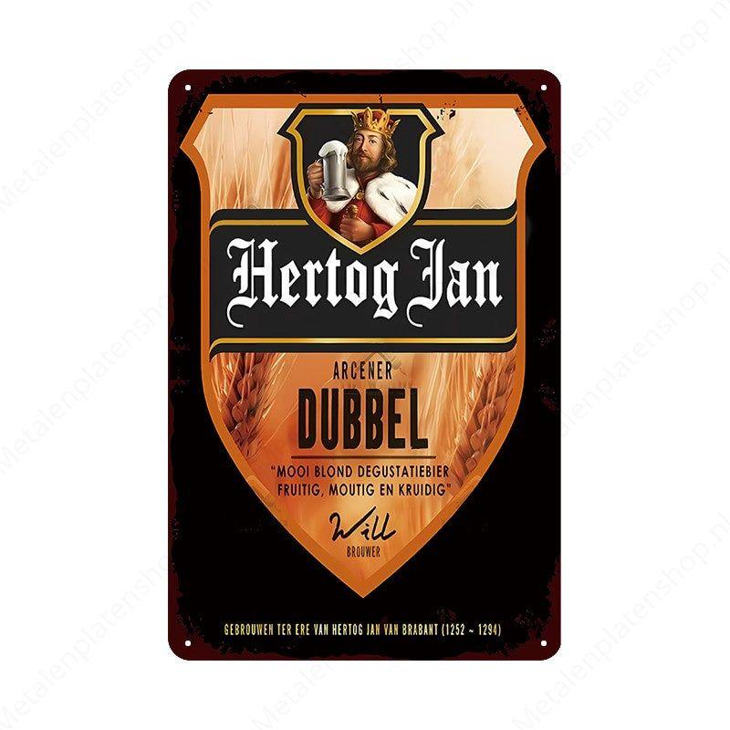 Hertog Jan Dubbel – Metallwandschild 