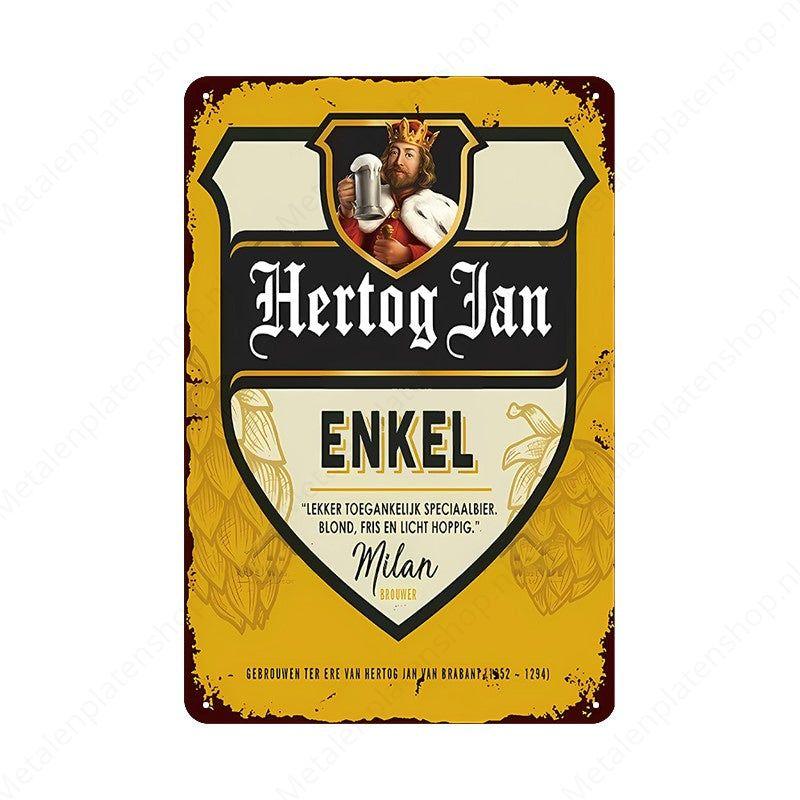 Hertog Jan Enkel - Metallwandschild