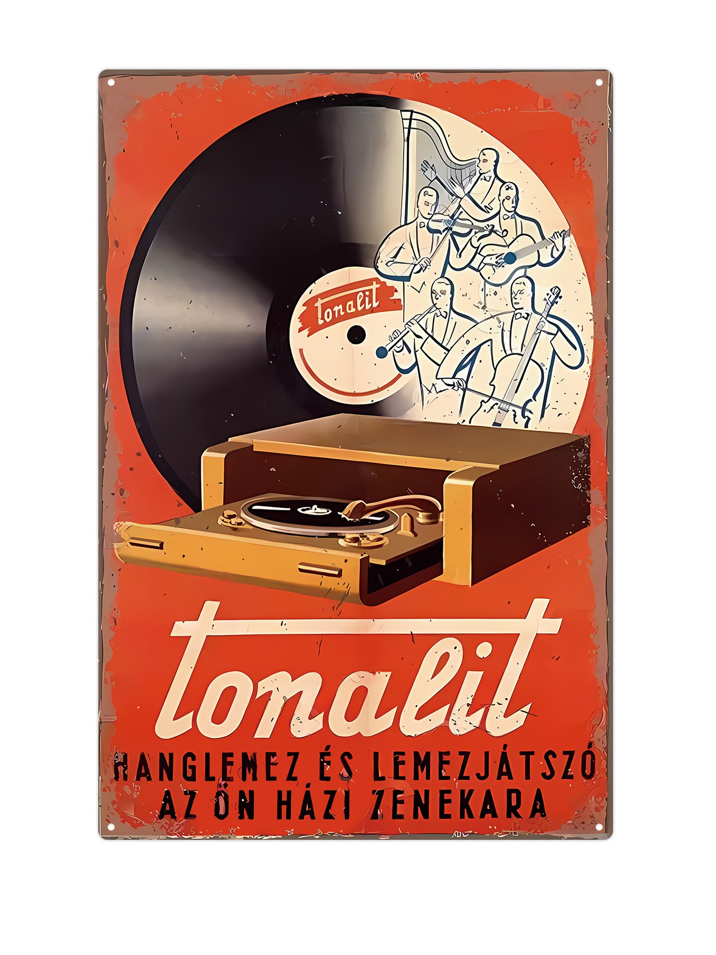 Tonalit - Blechschild