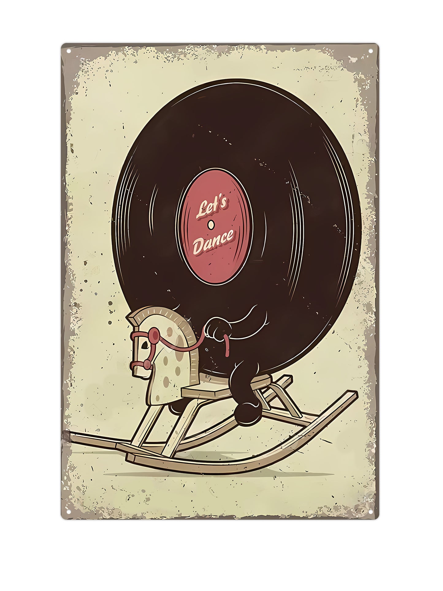 Let's Dance - Vinyl - Blechschild