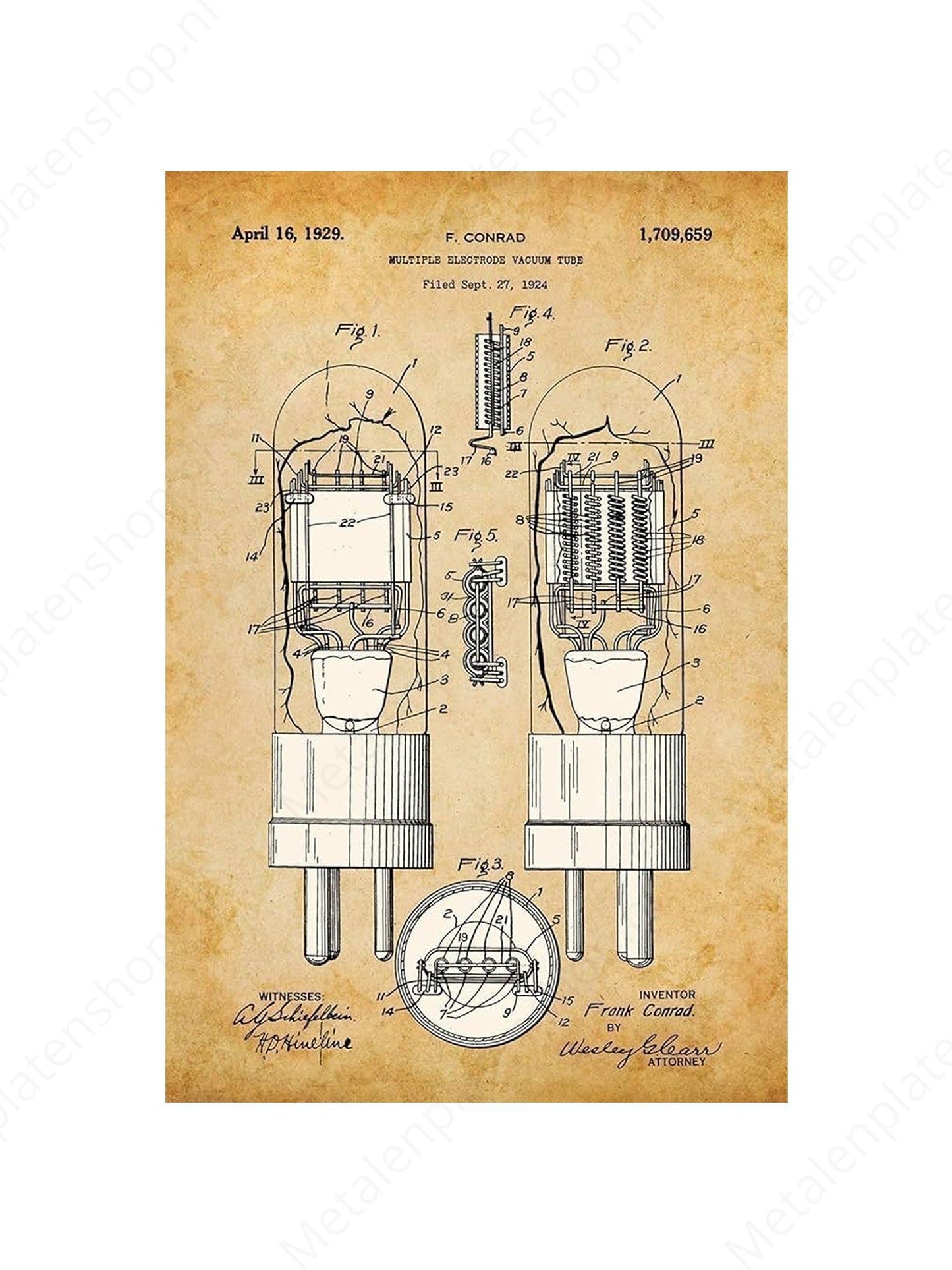 Metal Wall Sign - Seeburg Automatic Phonograph 