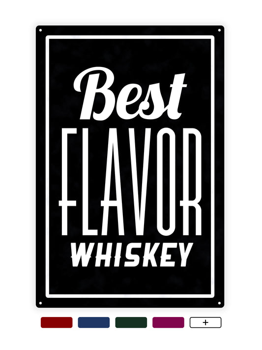 Whisky mit dem besten Geschmack - Café-Schild