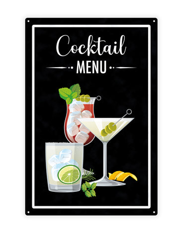Cocktailkarte - Cafétafel