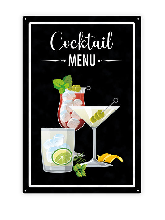 Cocktailkarte - Cafétafel