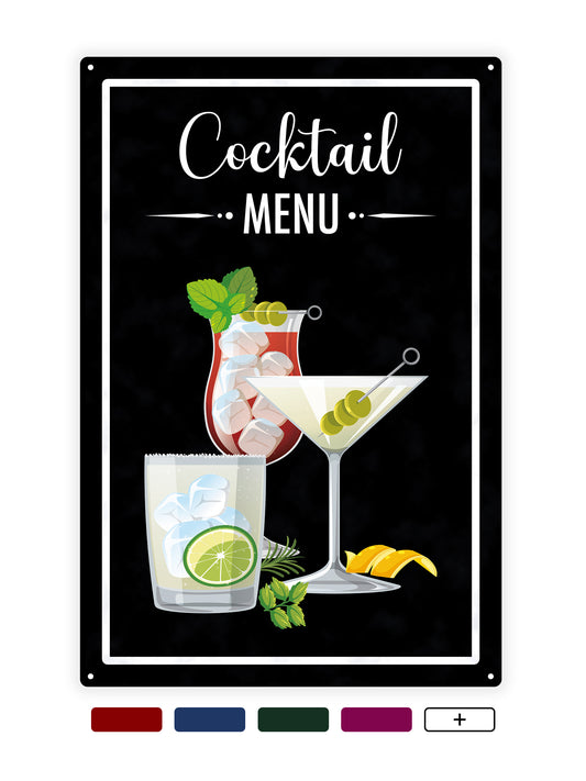 Cocktailkarte - Cafétafel