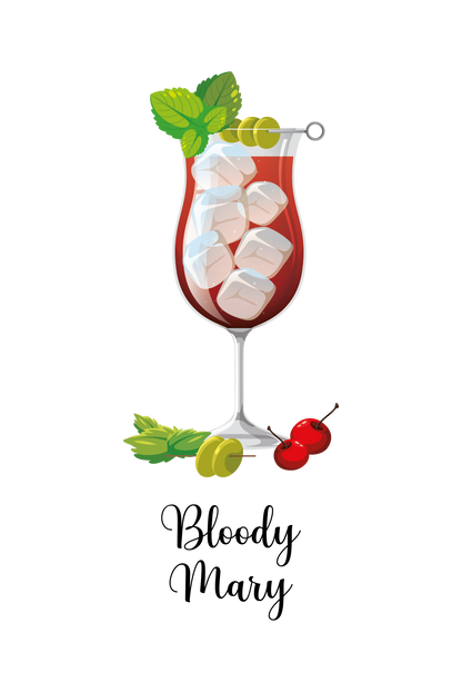 Bloody Mary - Café-Schild