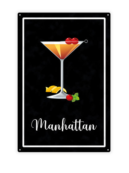 Manhattan - Café-Schild