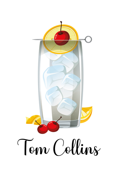 Tom Collins - Café-Schild