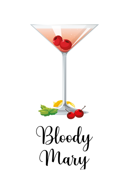 Blood Mary Two - Café-Schild