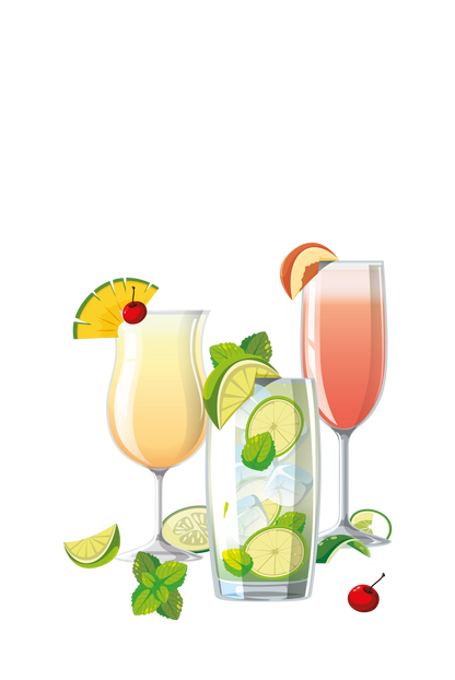 Cocktailkarte zwei - Cafétafel