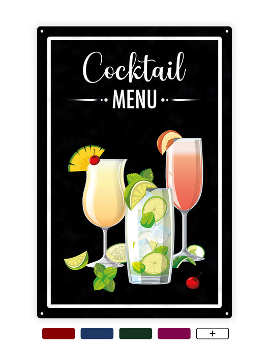 Cocktailkarte zwei - Cafétafel