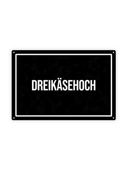 Drei-Morgen-Stein - Blechschild