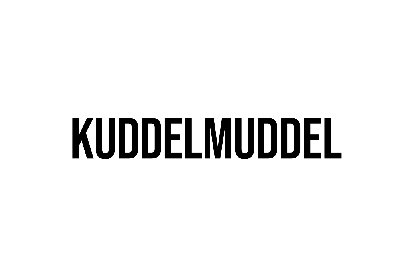 Kuddelmuddel - Blechschild