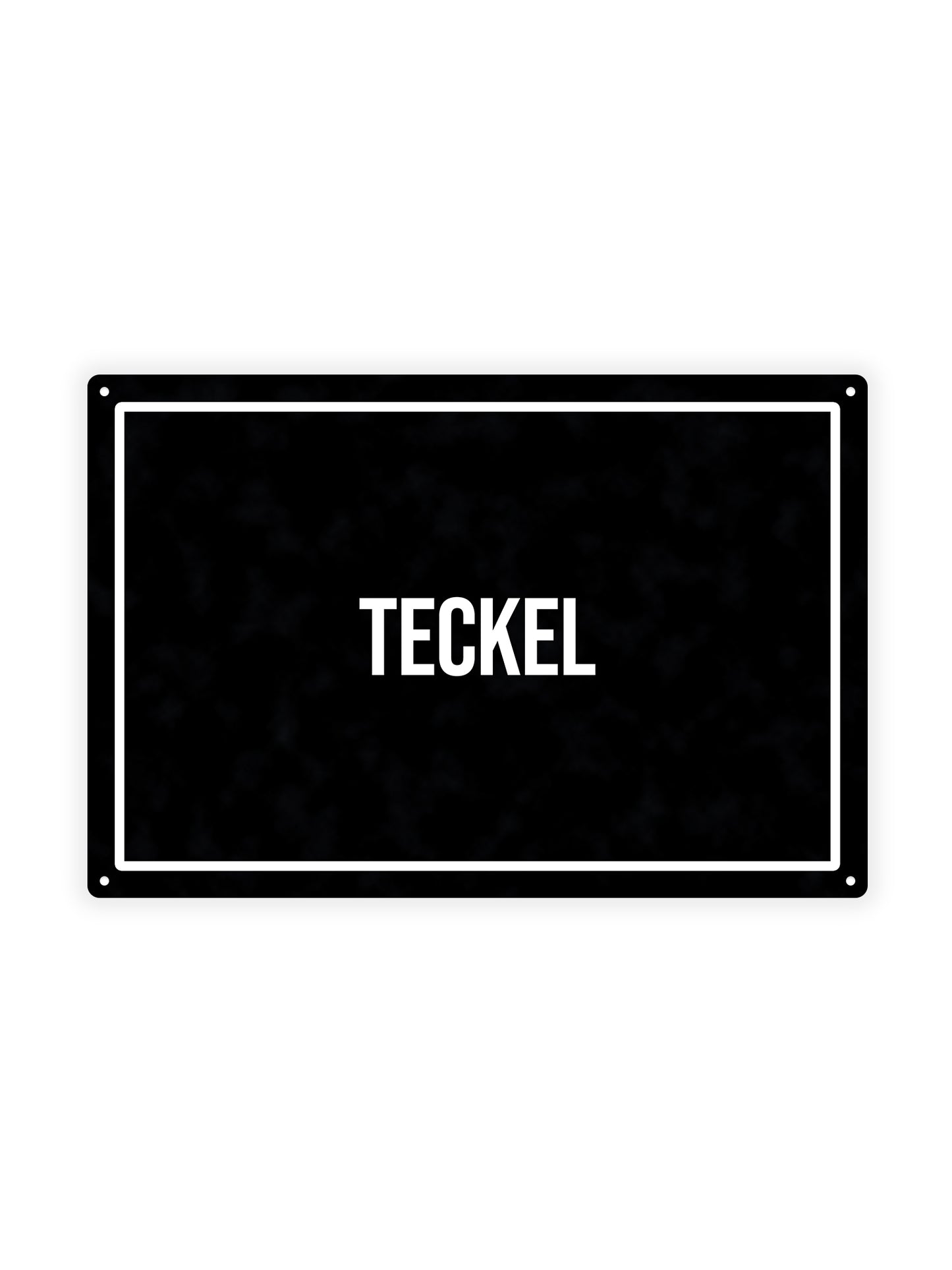 Dackel - Blechschild