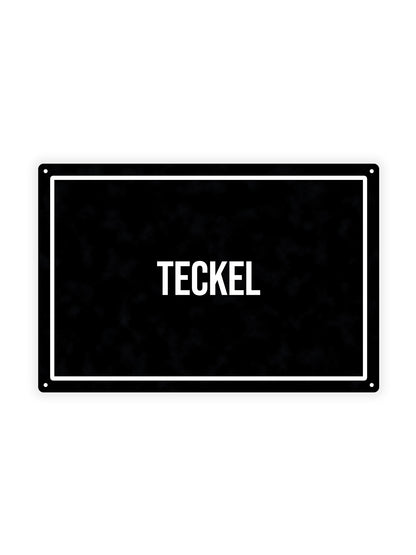 Dackel - Blechschild