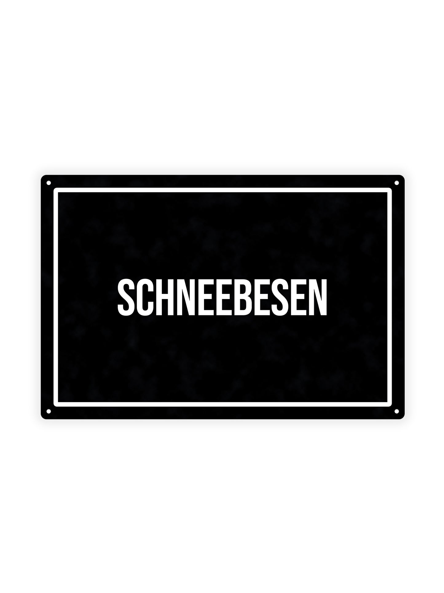 Schneebesen - Metalen Wandbord